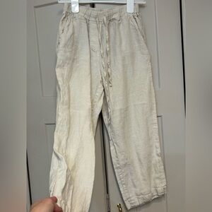 Parachute linen pants.